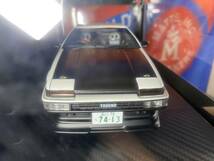 IGNITION MODEL 1/18 TOYOTA SPRINTER TRUENO AE86 3Door TK Street Early Ver White 1772 土屋圭一 トヨタ トレノ 86 白 _画像3