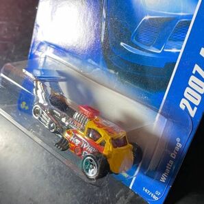 ホットウィール HOTWHEELS WHATTA DRAG 2007 ALL STARS USカードの画像3