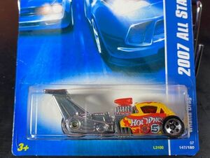 ホットウィール HOTWHEELS WHATTA DRAG 2007 ALL STARS USカード