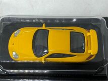 京商 KYOSHO 1/64 PORSCHE 911 GT3 ポルシェ 黄色 ウイング初期歪み_画像6