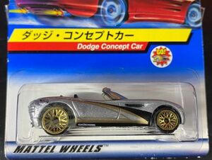 ホットウィール HOTWHEELS DODGE CONCEPT CAR ダッジ コンセプトカー JAPAN CARD シルバー