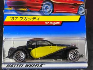 ホットウィール HOTWHEELS 37 BUGATTI ブガッティ JAPAN CARD