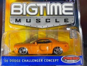 Jada toys ジャダ 1/64 BIGTIME MUSCLE 06 DODGE CHALLENGER CONCEPT ダッジ チャレンジャー オレンジ