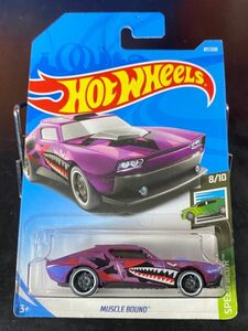 ホットウィール HOTWHEELS MUSCLE BOUND 紫