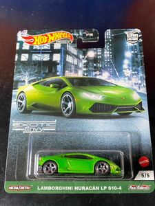 ホットウィール HOTWHEELS EXOTIC LAMBORGHINI HURACAN LP 610-4 ランボルギーニ ウラカン Real Riders