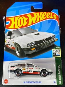 ホットウィール HOTWHEELS ALFA ROMEO GTV6 3.0 アルファロメオ 白