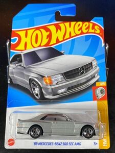 ホットウィール HOTWHEELS 89 MERCEDES BENZ 560 SEC AMG メルセデス ベンツ シルバー