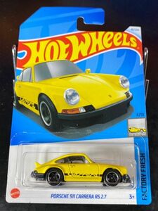 ホットウィール HOTWHEELS PORSCHE 911 CARRERA RS 2.7 ポルシェ カレラ 黄