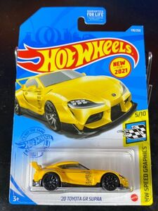 ホットウィール HOTWHEELS 20 TOYOTA GR SUPRA トヨタ スープラ 90 黄 Greddy USカード