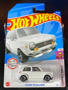 ホットウィール HOTWHEELS CUSTOM 70 HONDA N600 ホンダ N360 白