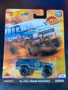 ホットウィール HOTWHEELS DESERT RALLY 88 JEEP GRAND WAGONEER ジープ グランド ワゴニア Real Riders