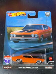 ホットウィール HOTWHEELS American Scene 69 CHEVELLE SS 396 シェベル Real Riders