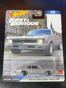 ホットウィール HOTWHEELS 1970 CHEVROLET NOVA SS シボレー ノバ FAST&FURIOUS ワイルドスピード Real Riders