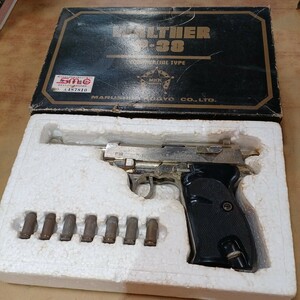 MKK マルシン SMG WALTHER P-38 モデルガン 箱付き 当時物 中古 ジャンク 長期保管