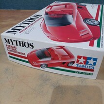 TAMIYA 1/24 タミヤ スポーツカーシリーズNo.104 フェラーリ ミトス ピニンファリーナ プラモデル MYTHOS おもちゃ 当時物 未組立 長期保管_画像5