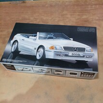 フジミ 1/24 メルセデスベンツ 500SL オープン ロリンザー プラモデル おもちゃ 当時物 未組立 長期保管_画像1