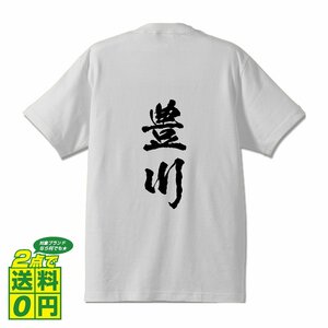 豊川 書道家が書く デザイン Tシャツ 【 愛知 】 メンズ レディース キッズ