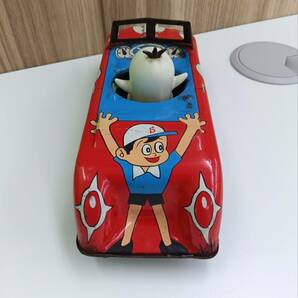 コレクター放出品 オバケのQ太郎 ブリキ 車 レトロ おばけ お化け Q太郎 玩具 アンティーク ◆3の画像5