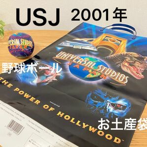 ユニバーサルスタジオジャパン USJ 2001年 オープン野球ボール お土産袋