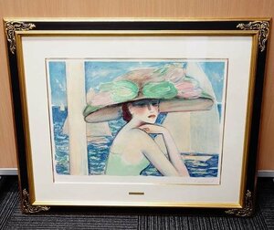 K04171[ France painter Jean-Pierre CASSIGNEULkasinyo-ru][. month. morning ] lithograph frame edition :61/200 autograph have art 