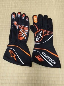 alpinestars(アルパインスターズ) グローブ TECH 1-KX KART GLOVES Mサイズ M 3551817-156-M　レーシングカート　 中古　綺麗です。