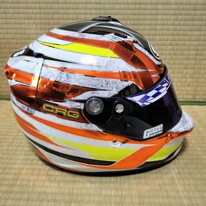 Arai SK6 カート用 ヘルメット サイズ ６１ 62cm未満 アライ レーシングカート SK6 PED SK-6 PED 中古美品の画像4