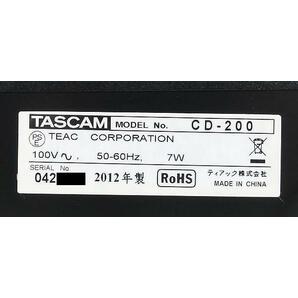 TASCAM タスカム CD-200 業務用CDプレーヤー ジャンクの画像7