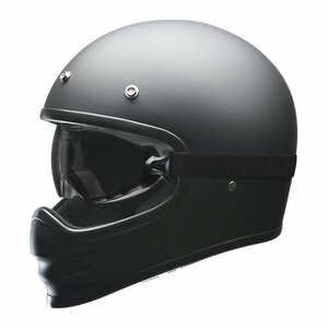 フルフェイスヘルメット　RUDE (ルード)　マットブラック　フリーサイズ　RUDE-MBK リード工業LEAD