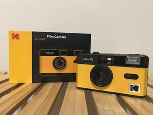 Kodak コダック ULTRA F9 コンパクトフィルムカメラ ブラック×イエロー 現状品　カメラ