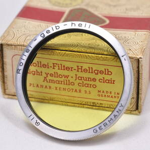 Rollei-gelb-hell Light Yellow －１ ローライフレックス BAY 2 フィルターの画像4