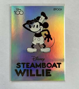 200枚限定 2023 EPOCH DISNEY PREMIER 100周年 ミッキーマウス STEAMBOAT WILLIE インサート MICKEY MOUSE エポック