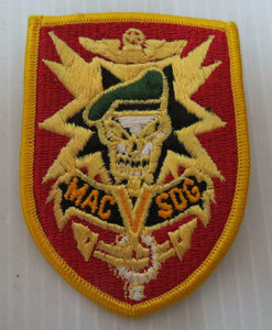GO19米軍ARMYデットストック新品パッチ特殊部隊軍事顧問団グリーンベレーMACV-SOGワッペン特殊作戦部隊 オールド