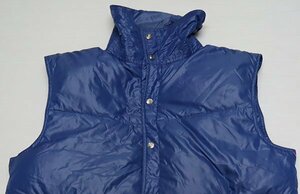 VE59. needs PENNEYS America old clothes down vest navy blue series nylon the best 70*S80*S Vintage L outdoor the best / Old & retro style 