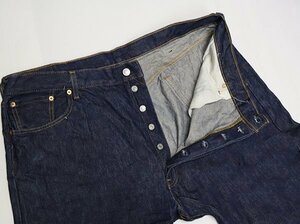 DP57リーバイスLEVISアメリカ古着デニムパンツ501ストレートTROUSERインディゴデニムJEANSオールド46ビッグサイズ濃紺オールド＆レトロ