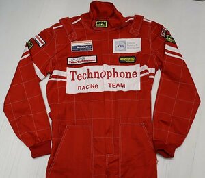 CO7レーシングスーツアメリカ古着ツナギTECHNOPHONE RACINGオールインワンRPMパッチ付きレーシングジャケット/オールド＆レトロ