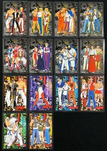 ｊ∞　まとめて　THE KING OF FIGHTERS'96　THE KING OF FIGHTERS'97　草薙京　不知火舞　14種　ラミネートカード　当時物　当時品/B10