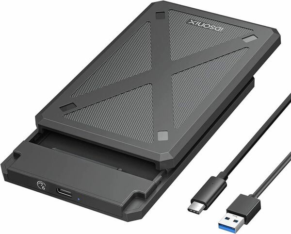 6Gbps】iDsonix 2.5インチ 外付けハードディスク ケース HDD/SSD両対応 7mm-9.5mm usb3.0 SATA対応 取付簡単 最大6TB対応