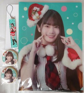 橋本恵理子 AKB48 17期 クリスマスくじ クリアファイル 缶バッジ×2 ペンライトストラップ ゆうパケット ヤフオク専用 転載禁止