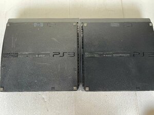 SONY PlayStation 3 body 2 point set summarize PS3 CECH-2000A /3000A body black black [ junk / operation not yet verification ]D92