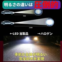 爆光 高品質 LEDH8 H11 H16 HB3 HB4 H4 16000lm LEDライト　LEDフォグランプ LEDバルブ ホワイト アルファード プリウス など_画像3