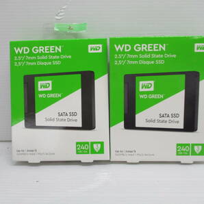 ★新品未開封★SSD240GB ２個セット★高品質WesternDigital ウエスタンデジタル WD Greenパッケージ(2)