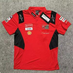 【セール】春夏モデル 新品 DUCATI MotoGP polo シャツ ワッペン多数