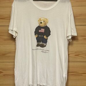 ラルフローレン　Tシャツ 半袖　カットソー　白T