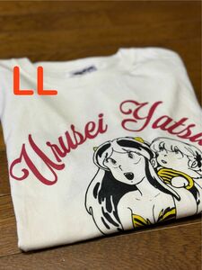 うる星やつら　Tシャツ 小学館　カットソー　半袖　白　ＬＬ