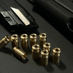 ★US直輸入 マルシン Cz75 2nd 真鍮 削り出し 特注金属カート 10発 排莢 カートリッジ ガスブローバックガン マルシン スペア bv1062の画像3