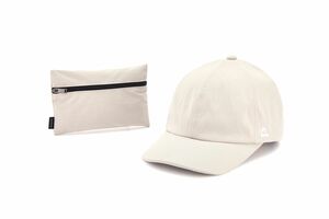 POCAP(ポキャップ)折りたたみ帽子 持ち運び帽子 【軽量86g】White 白ホワイト