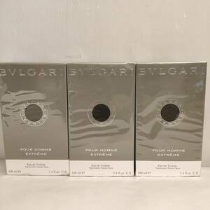 3点セット●正規品 未開封 ブルガリ プールオム エクストレーム オードトワレ EDT 100ml BVLGARI POUR HOMME EXTREME エクストリーム●