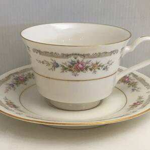 ■Noritake ノリタケ Nittoroyal カップ&ソーサー 6客セット 金縁 花柄 Ivory アイボリーチャイナ RC 日東陶器商会 洋食器 昭和レトロ■の画像5