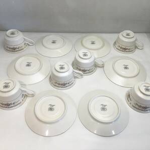 ■Noritake ノリタケ Nittoroyal カップ&ソーサー 6客セット 金縁 花柄 Ivory アイボリーチャイナ RC 日東陶器商会 洋食器 昭和レトロ■の画像4