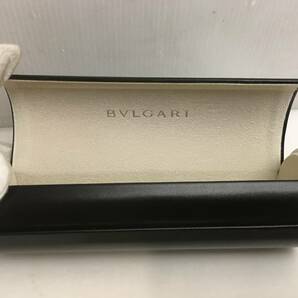 ■BVLGARI ブルガリ 空箱 サングラスケース 幅約16cm 側面直径約5cm メガネケース 外箱 メガネふき 栞 付き■の画像4